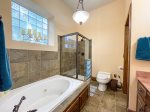 Master Suite Bathroom with Jetted Tub 
